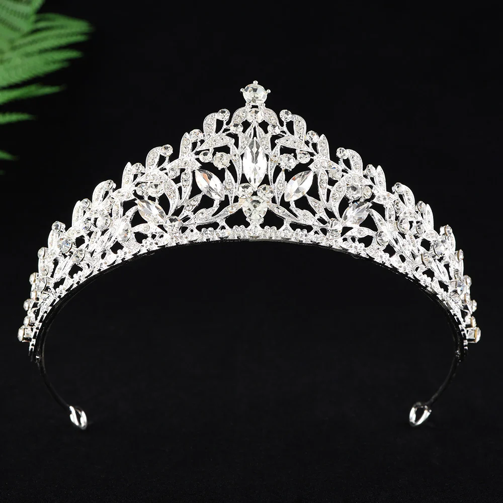 Alloy Rhinestone Princess Birthday Crown Photo Studio Hair Accessory — variant image
