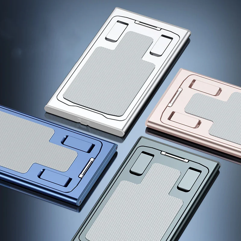 Aluminum Alloy Mobile Phone Stand Desktop Office Portable Foldable — image 4