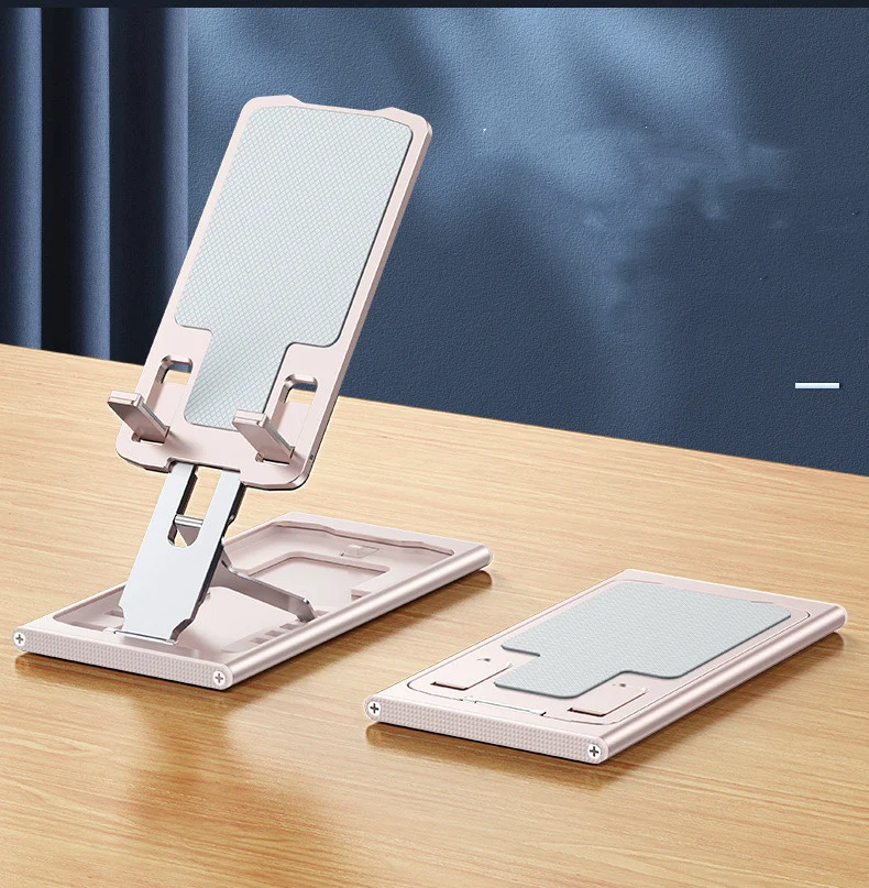 Aluminum Alloy Mobile Phone Stand Desktop Office Portable Foldable — image 2
