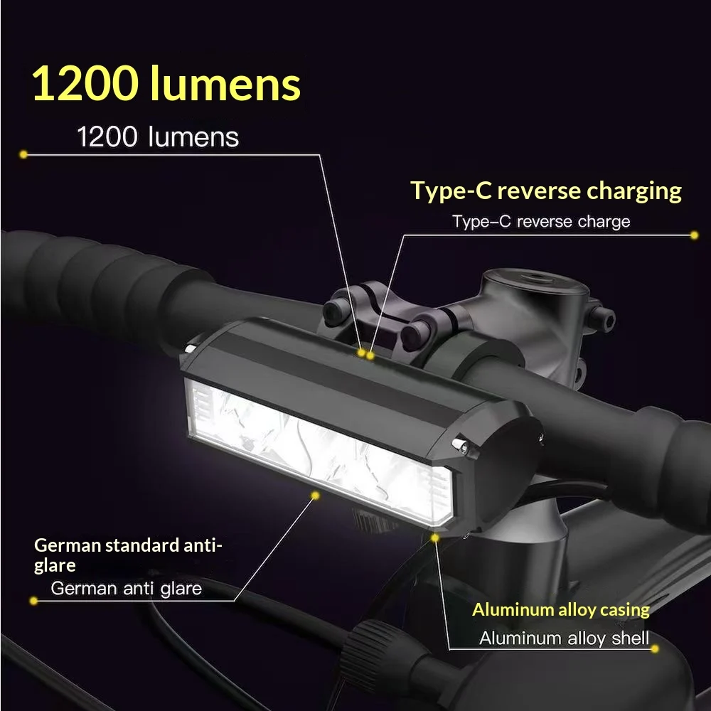 Aluminum Alloy Usb-rechargeable Cycling Light — image 5