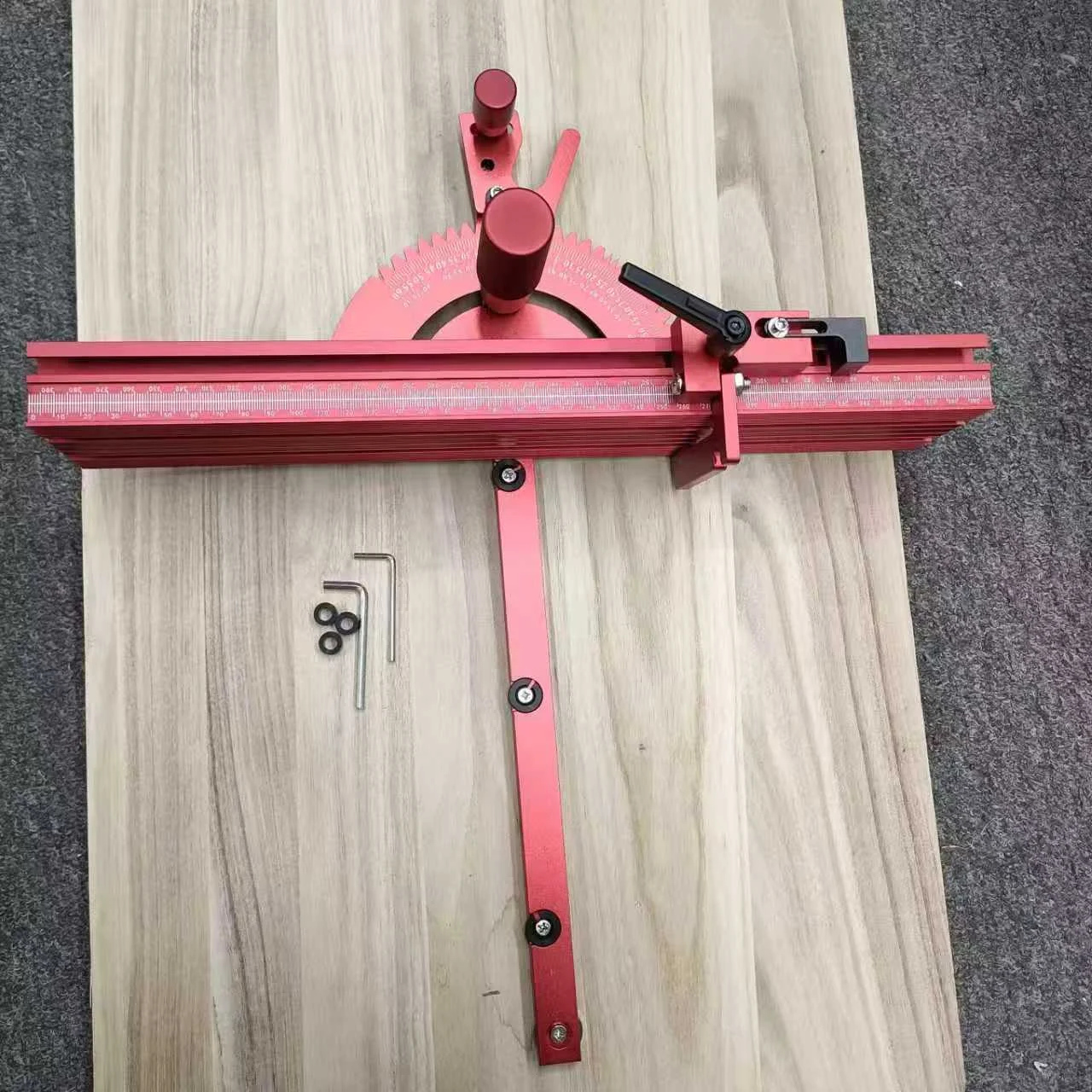 Aluminum Alloy Woodworking Push Handle With Adjustable Angle — image 3
