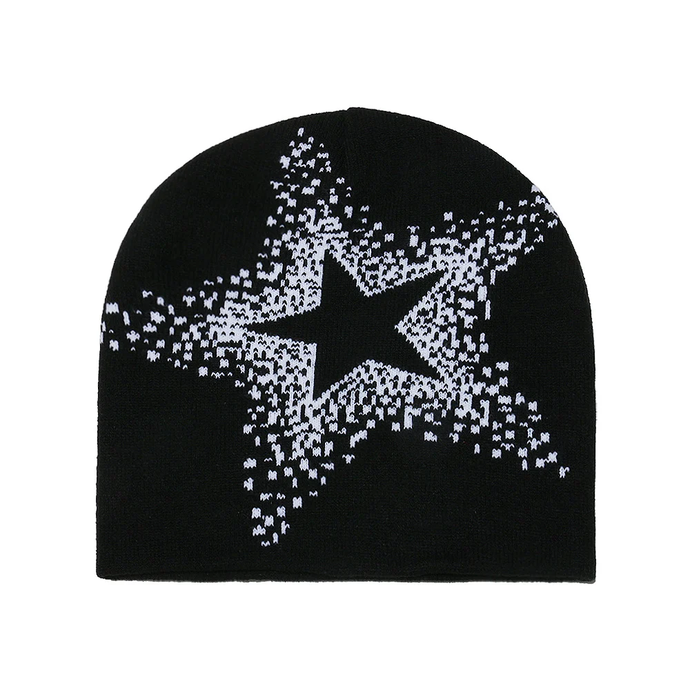 American Street Y2K Star Woolen Hat For Autumn And Winter, With Hip-hop Vibe Warmth.… — image 8