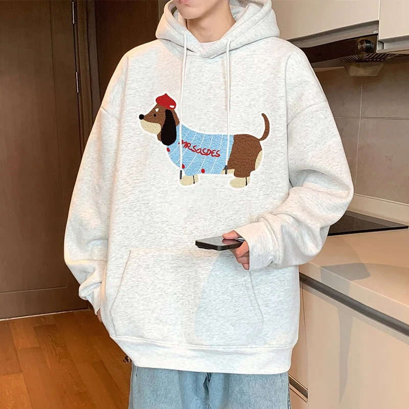 American-style Casual Mens Top Hoodie — image 5