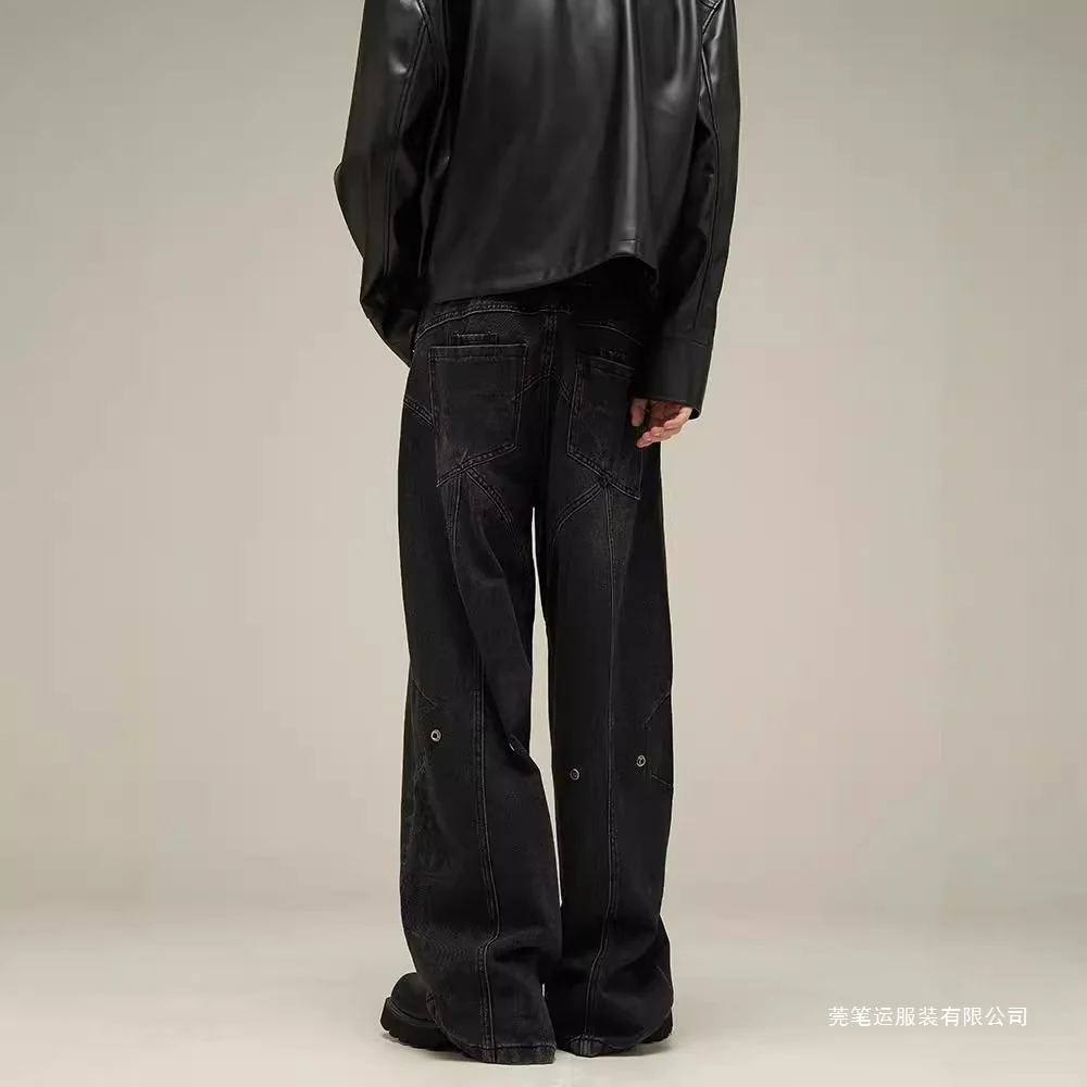 American-style Niche Loose-fit Pants For Men, With A Minimalist And Cool Aesthetic — image 4