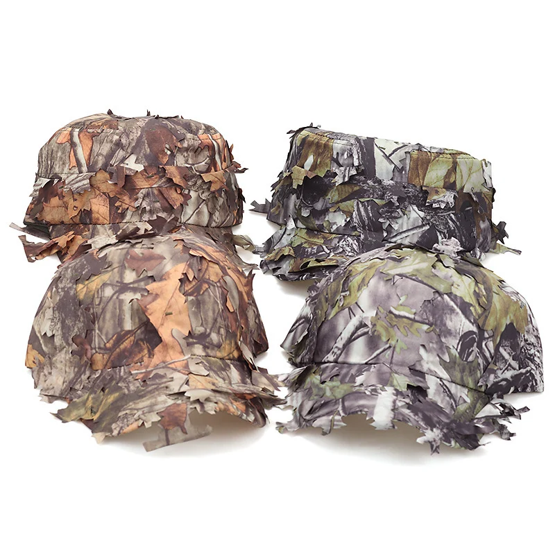American Style Outdoor Training Leaf Mimicry Camouflage Cap — image 1