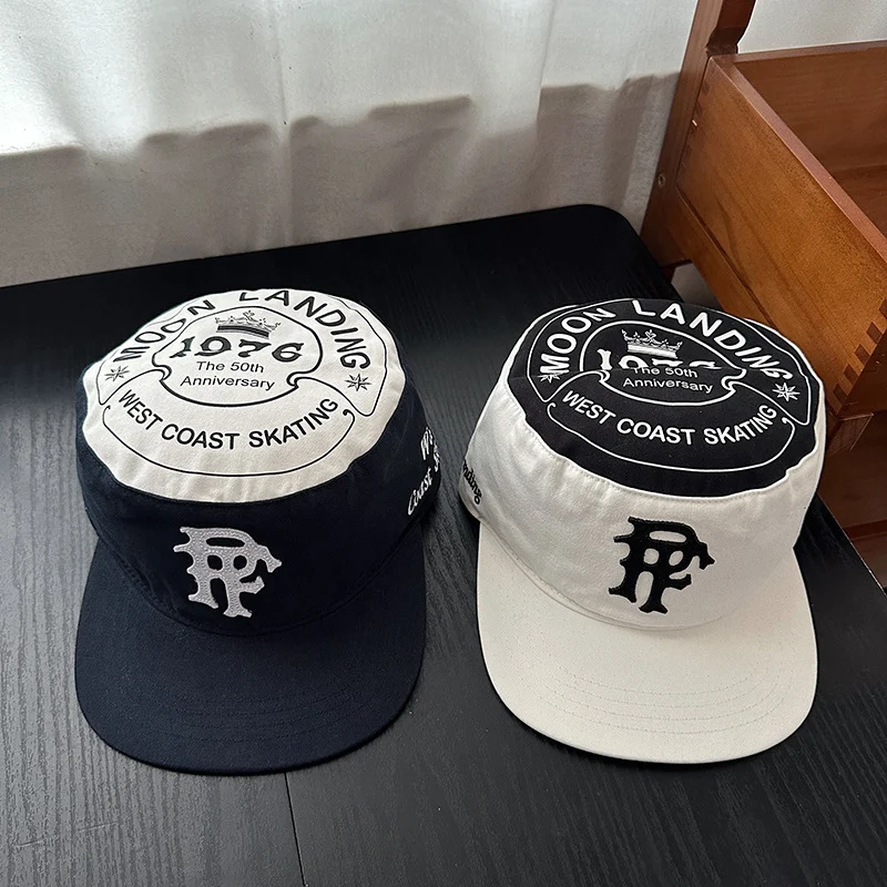 American Style Patchwork 3D Letters PF Flat Top Brim Hat, Fashionably Stylish And… — image 3