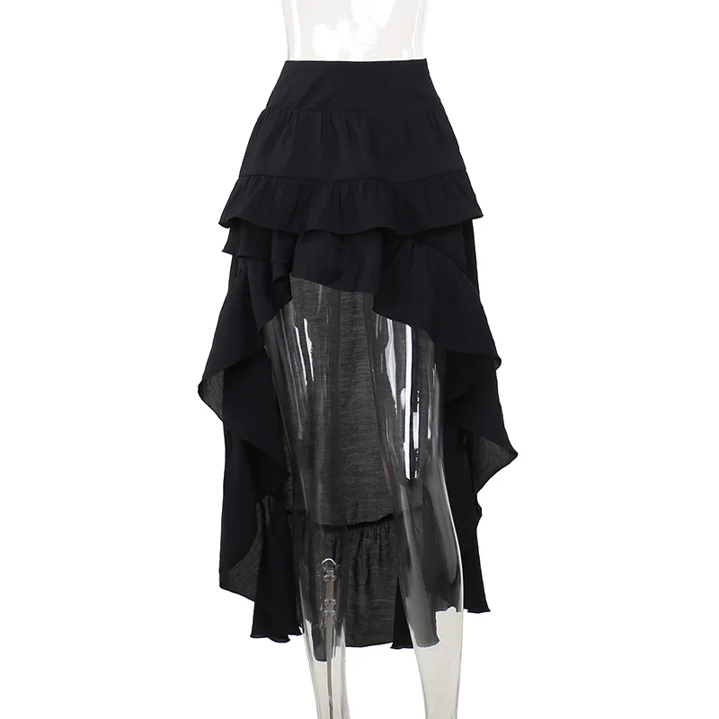 American-style Retro Asymmetrical Skirt For Women — image 5