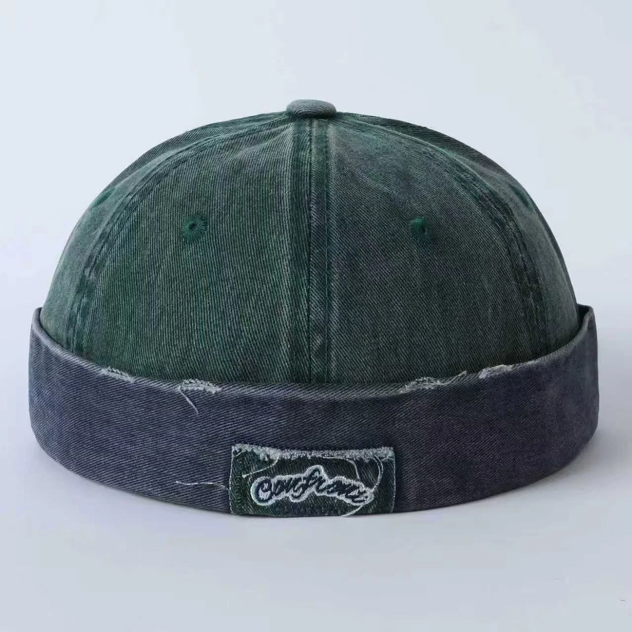 American-style Retro Distressed Washed Vegetable-pulp Hat With Appliqued Letters,… — image 3