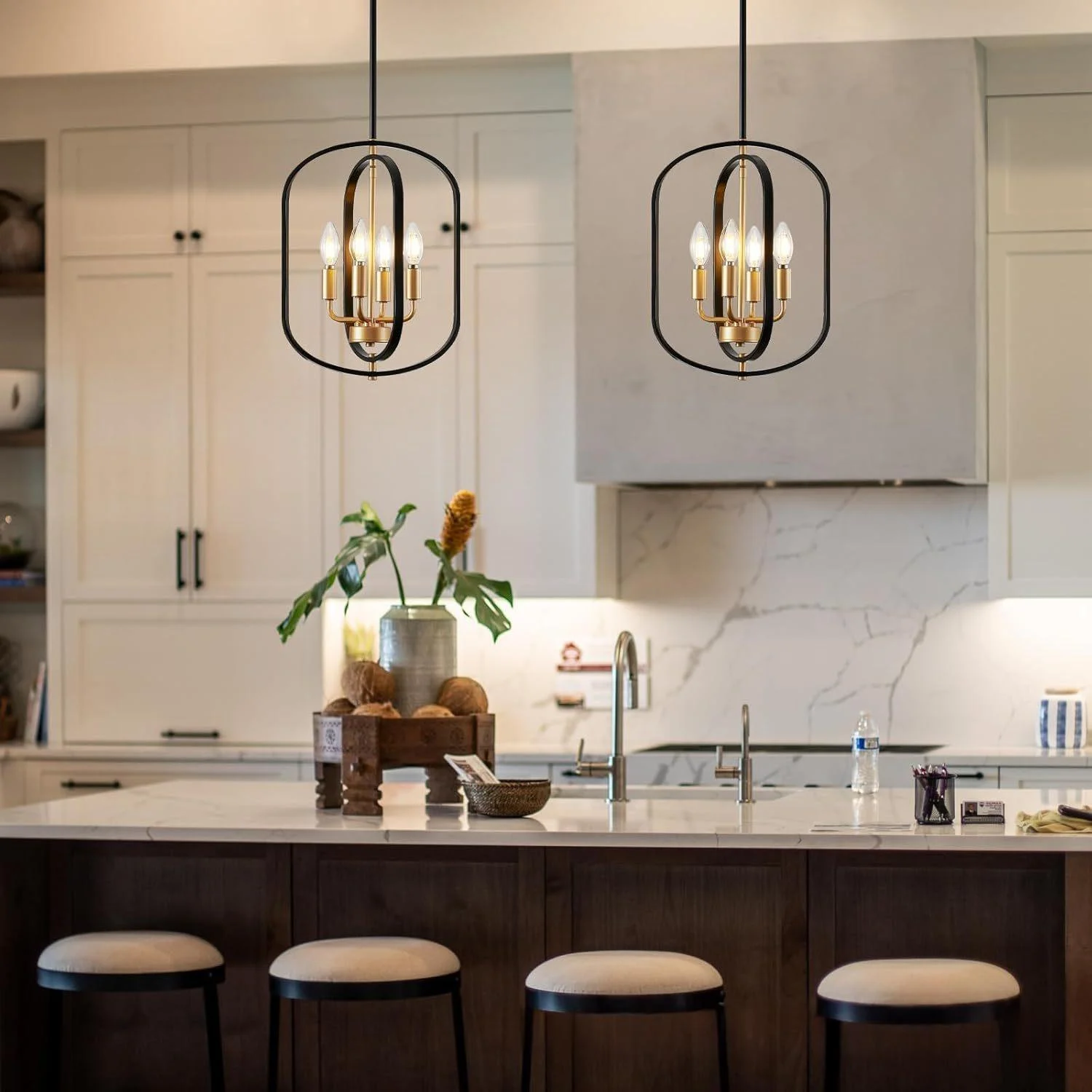 American-style Wrought-iron Industrial Pendant Lamp — image 5
