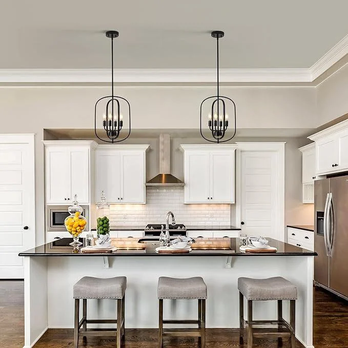 American-style Wrought-iron Industrial Pendant Lamp — image 6