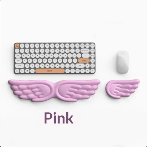Angel Wings Women's Office Non-slip Silicone Large Keyboard Tray — image 7