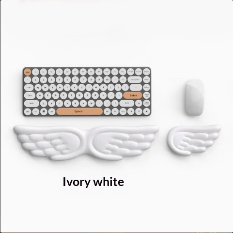 Angel Wings Women's Office Non-slip Silicone Large Keyboard Tray — image 18