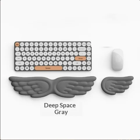 Angel Wings Women's Office Non-slip Silicone Large Keyboard Tray — image 6
