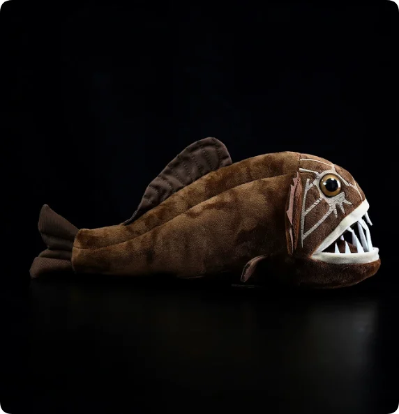 Angled-body Golden-eyed Grouper Plush Toy — image 5