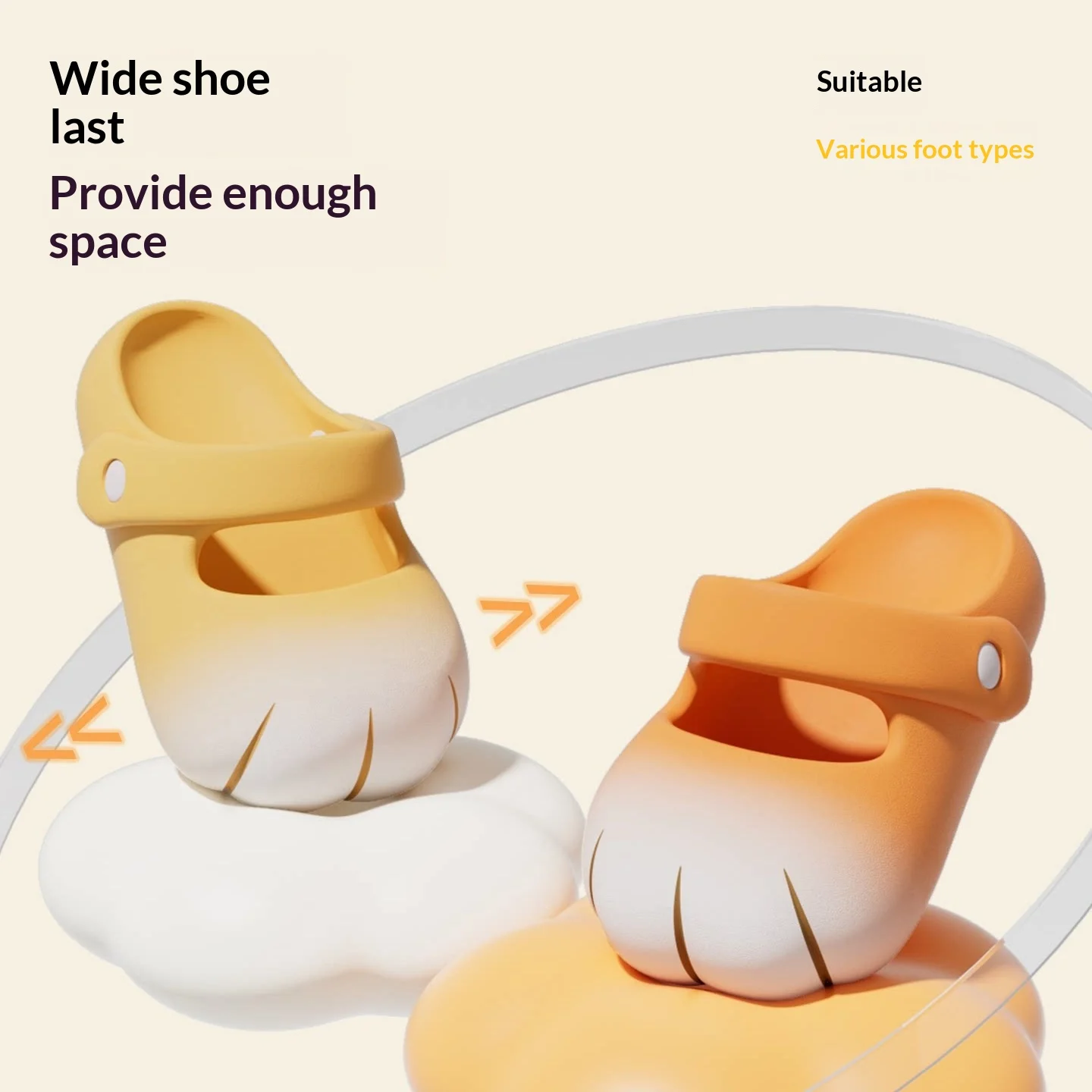 Anti-collision Non-slip Princess-style Parent-child Sandals — image 5