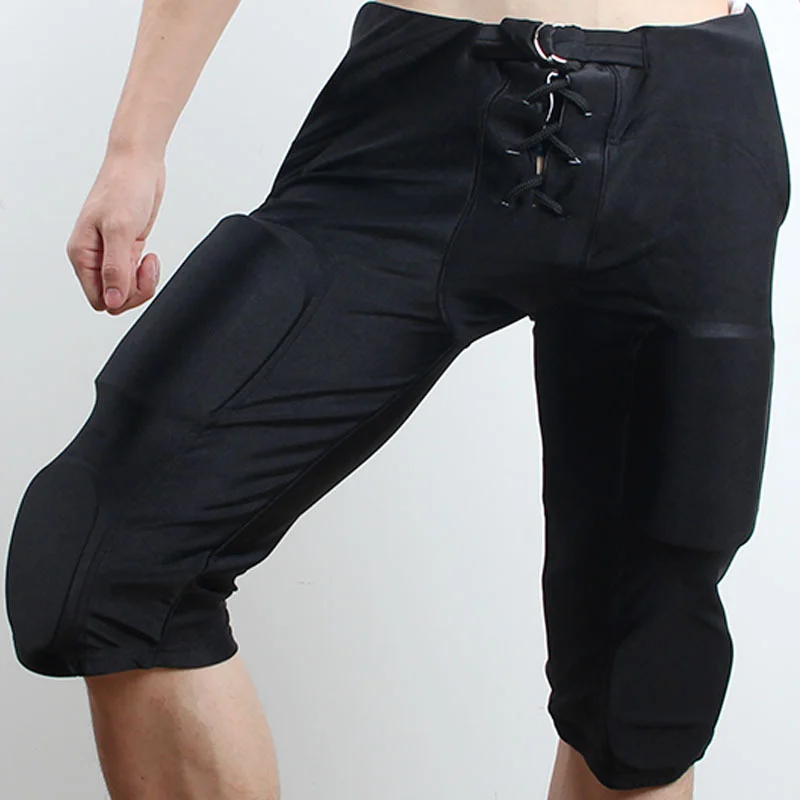 Anti-collision Rugby Pants Men's Hockey Protective Gear Tight Training Pant — image 6