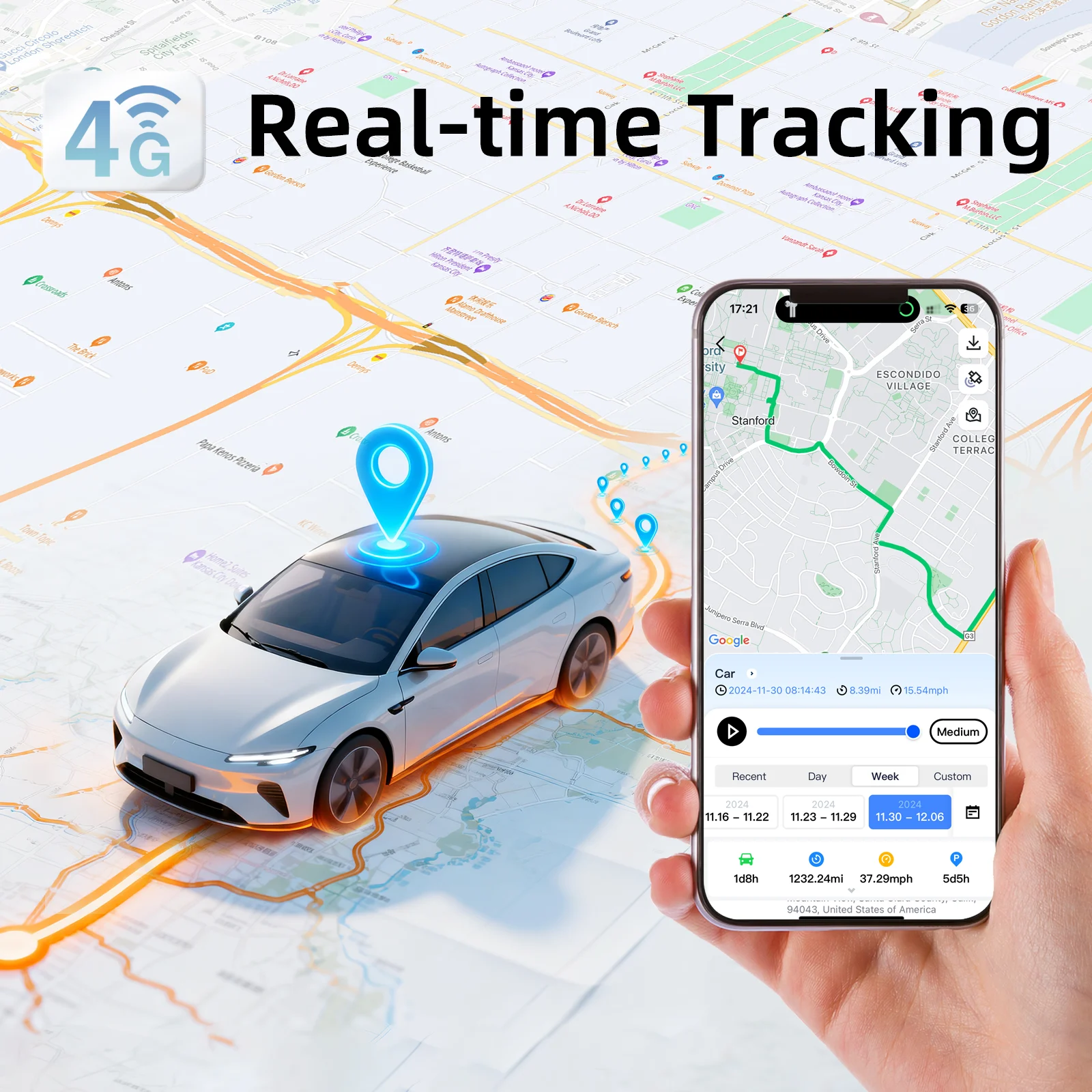 Anti-theft Hidden GPS Tracker With Remote Control Real-time Vehicle For Car, Truck,… — image 8