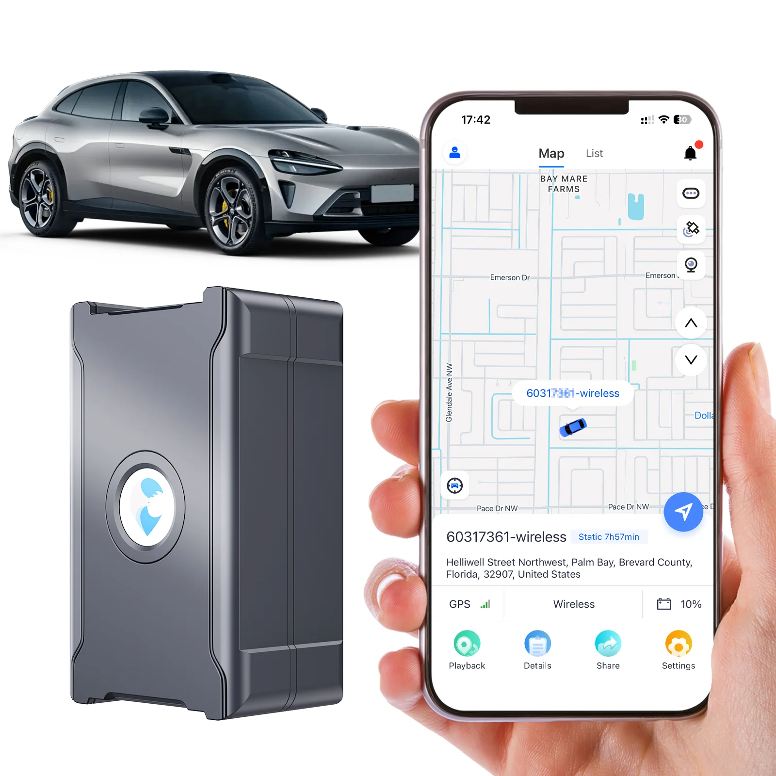 Anti-theft Hidden GPS Tracker With Remote Control Real-time Vehicle For Car, Truck,… — image 6