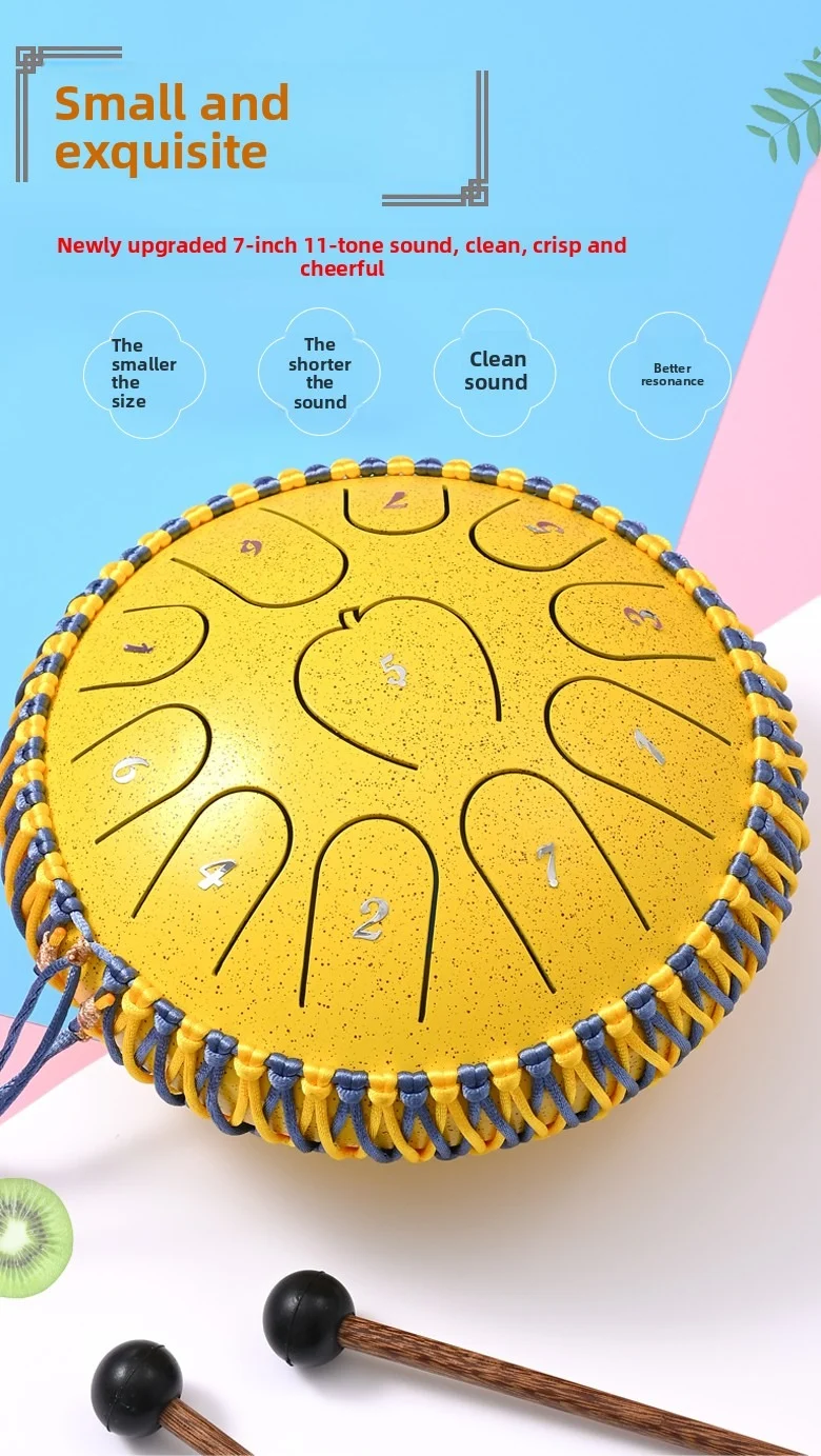 Apple-shell Ethereal Steel Tongue Drum — image 6