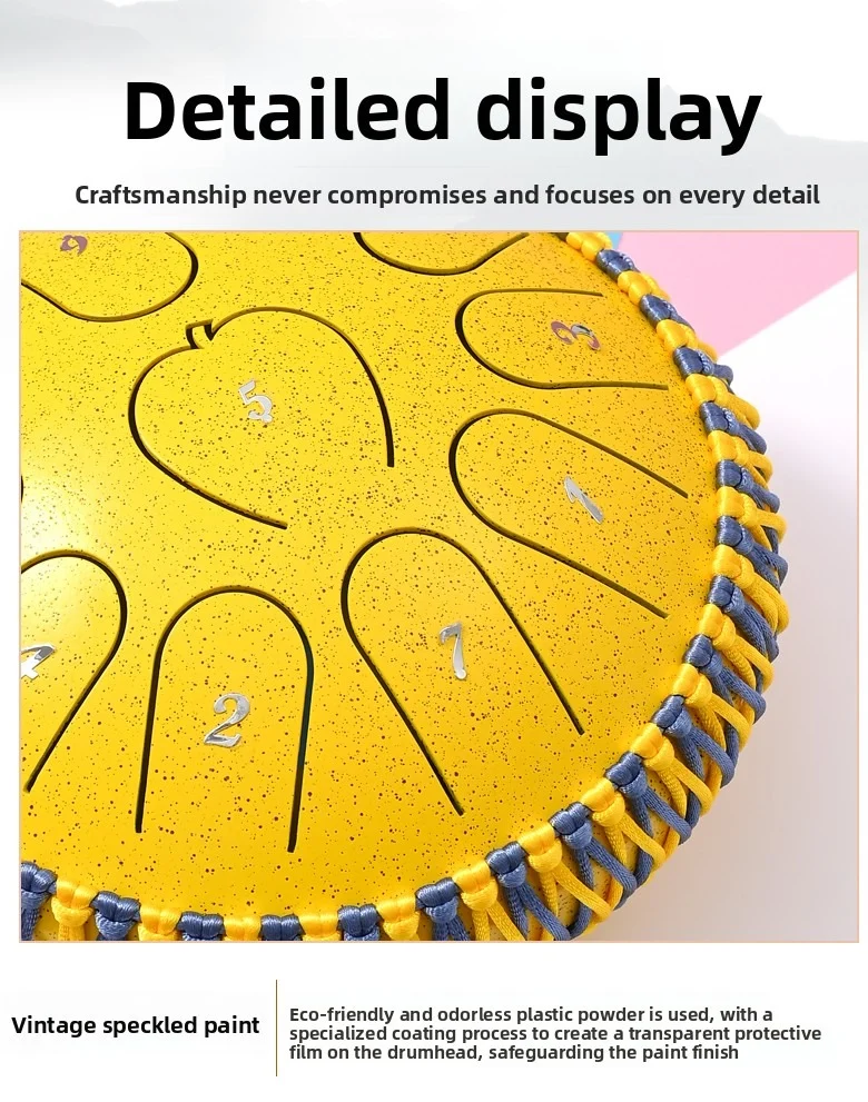 Apple-shell Ethereal Steel Tongue Drum — image 5