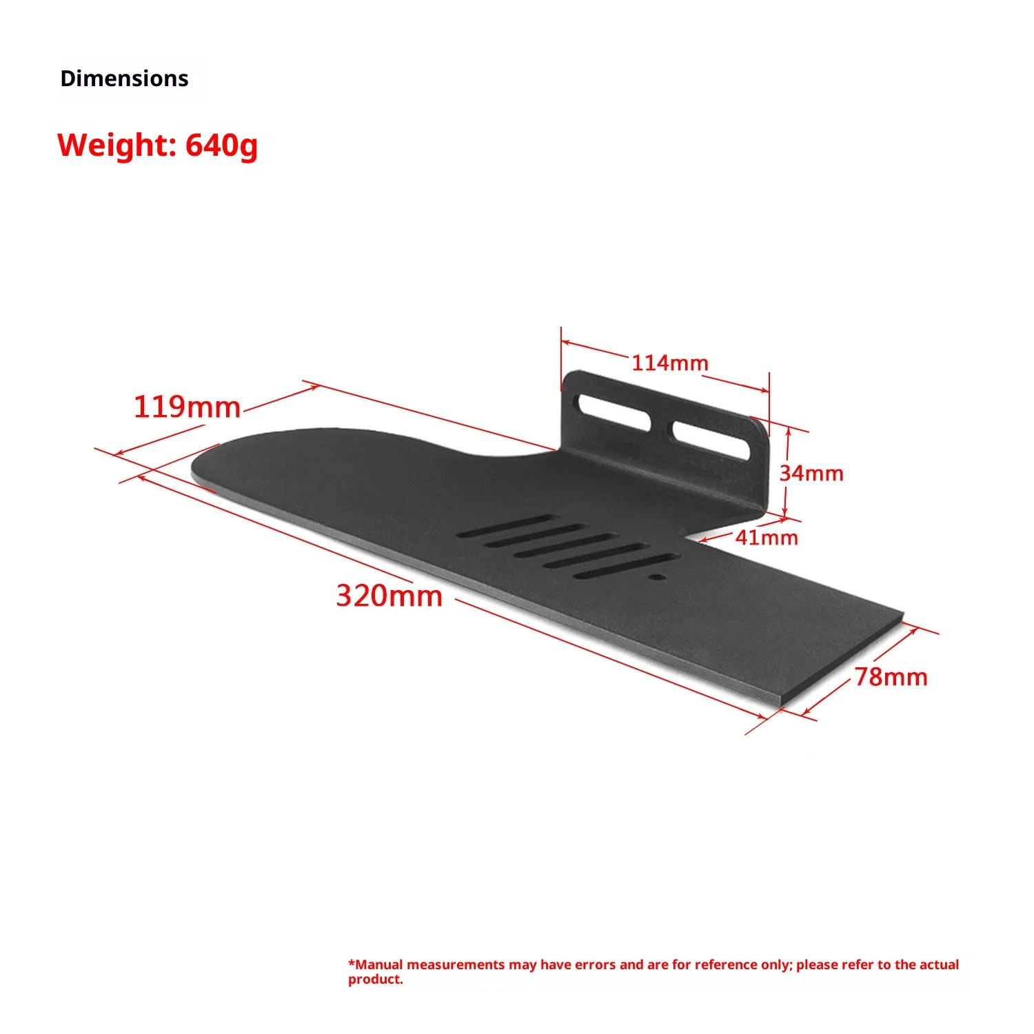 Applicable To Skyworth Coocaa Live-1-2-3 TV Soundbar Wall Mount Bracket — image 3