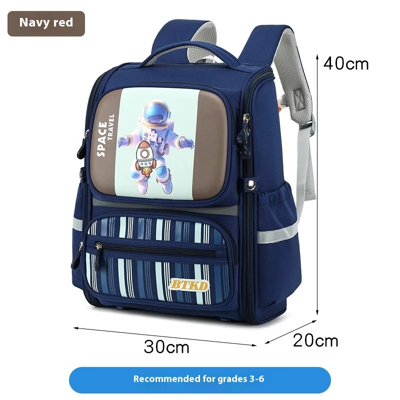 Astronaut Bag Schoolbag Burden Reduction Boys And Girls Large Capacity — image 6