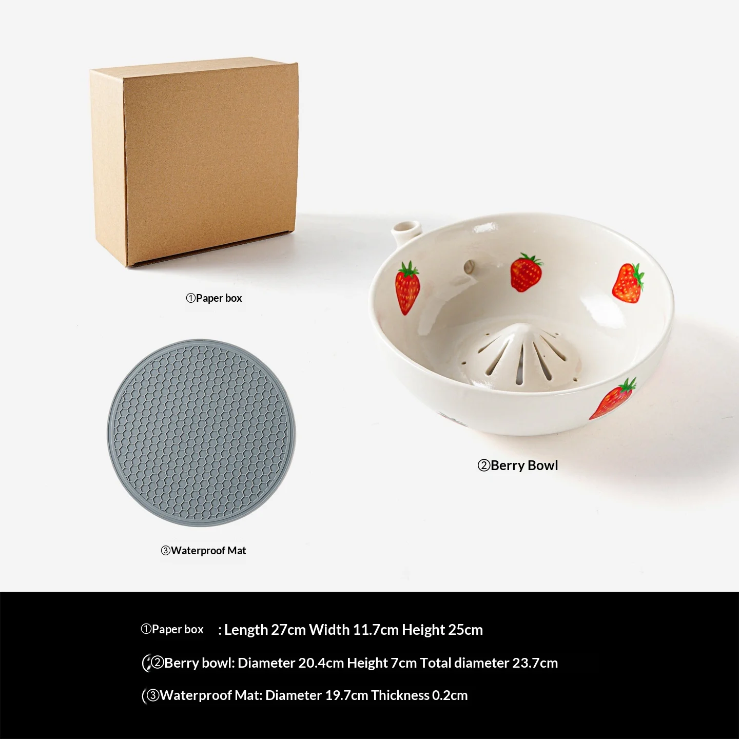 Automatic Ceramic Vortex Draining Bowl — image 2