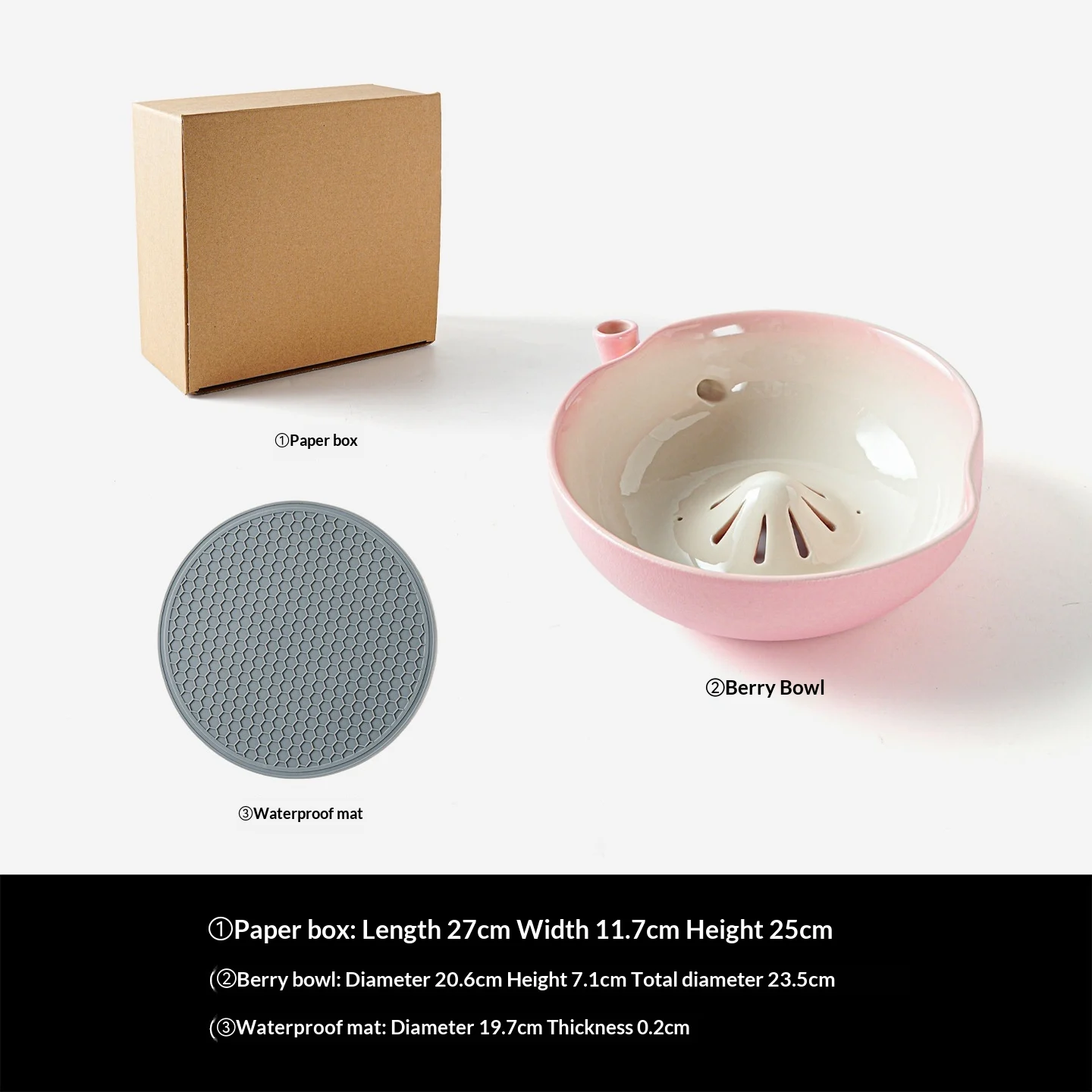 Automatic Ceramic Vortex Draining Bowl — variant image