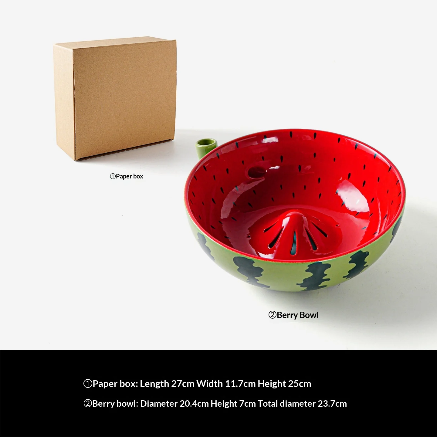 Automatic Ceramic Vortex Draining Bowl — variant image