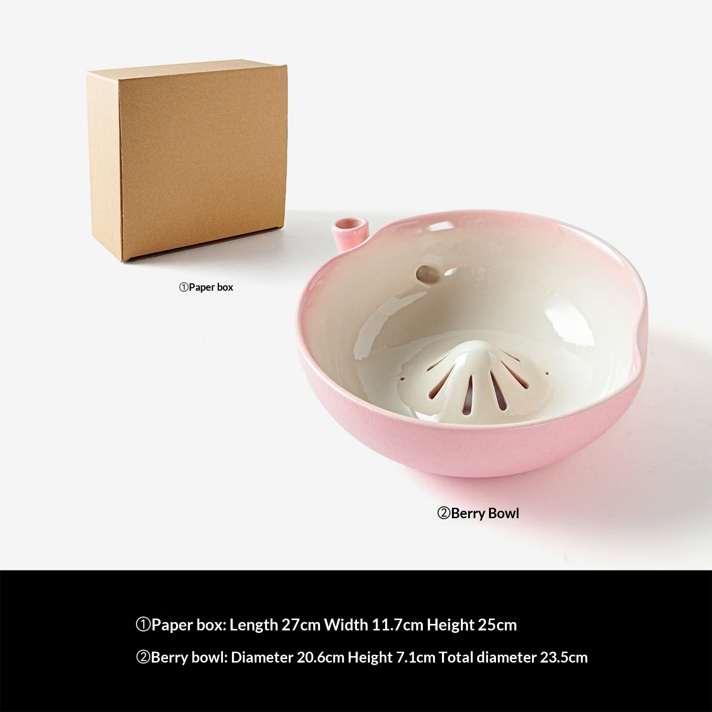 Automatic Ceramic Vortex Draining Bowl — variant image