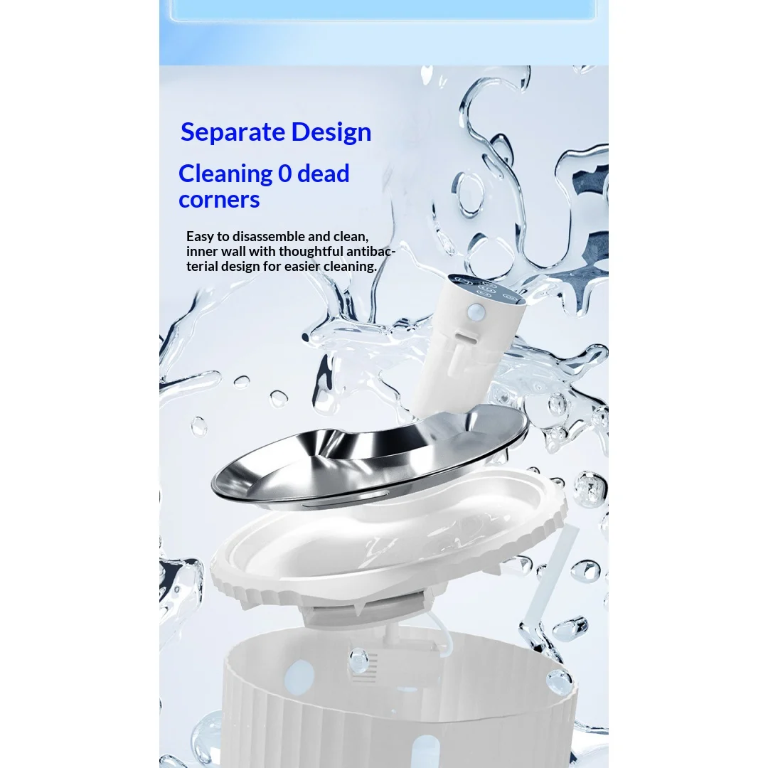 Automatic Circulating Sensor-activated Stainless Steel Pet Water Fountain — image 2