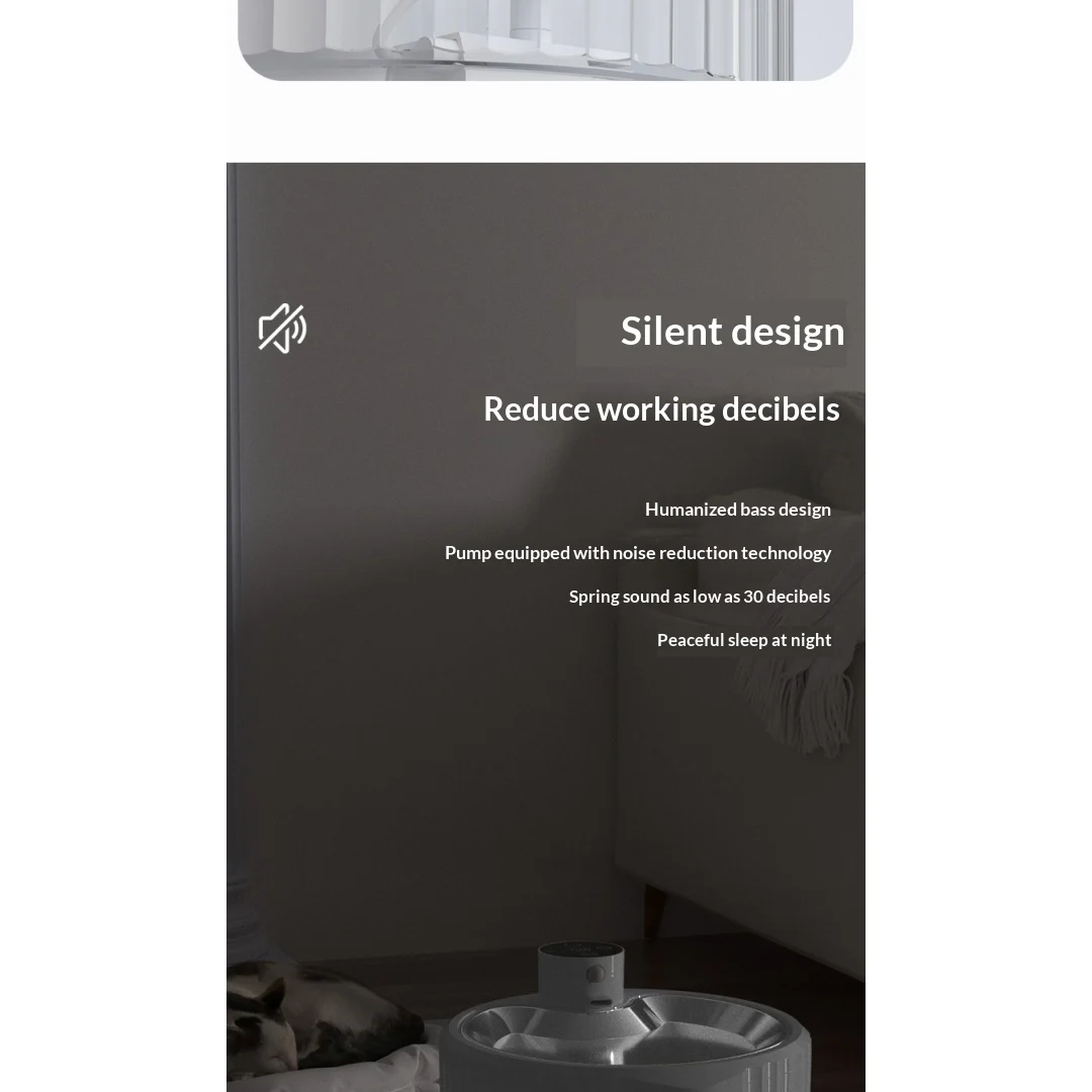 Automatic Circulating Sensor-activated Stainless Steel Pet Water Fountain — image 6