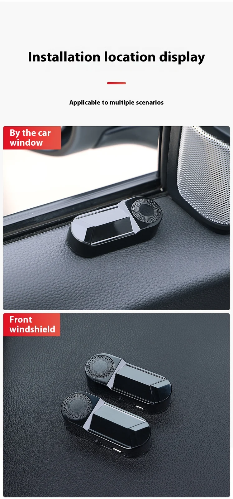 Automobile Solar Warning Light Aromatherapy — image 4
