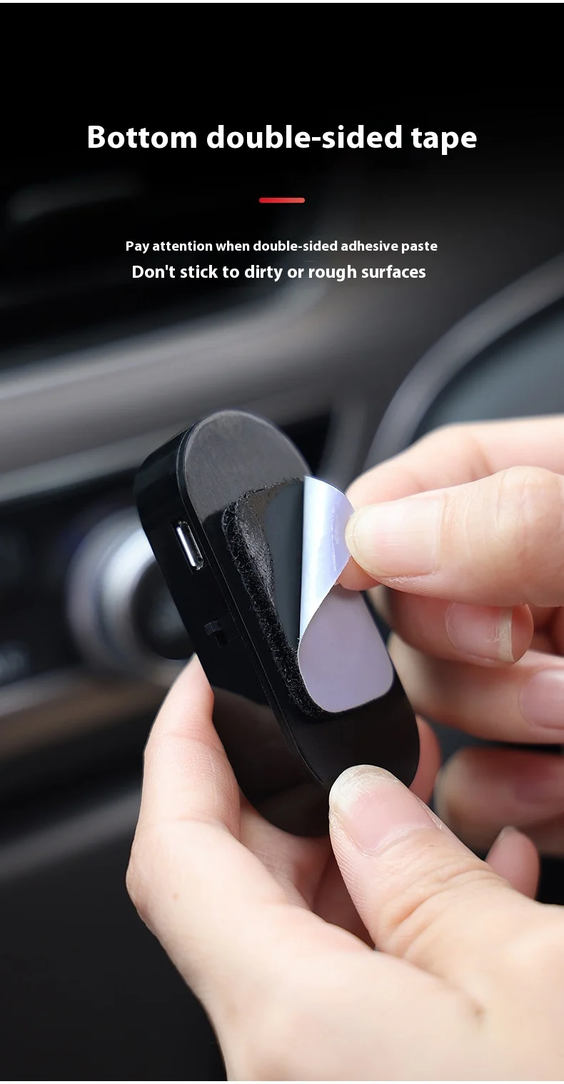 Automobile Solar Warning Light Aromatherapy — image 2