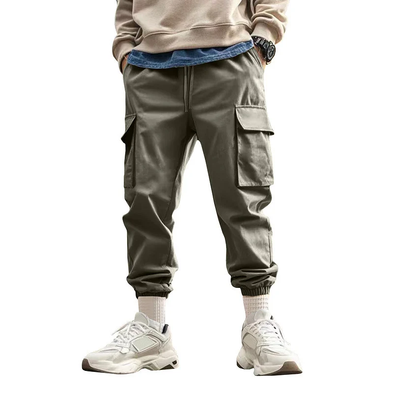 Autumn American Style Outdoor Multi-pocket Men's Loose Casual Sports Jogger Cargo Pants — image 3