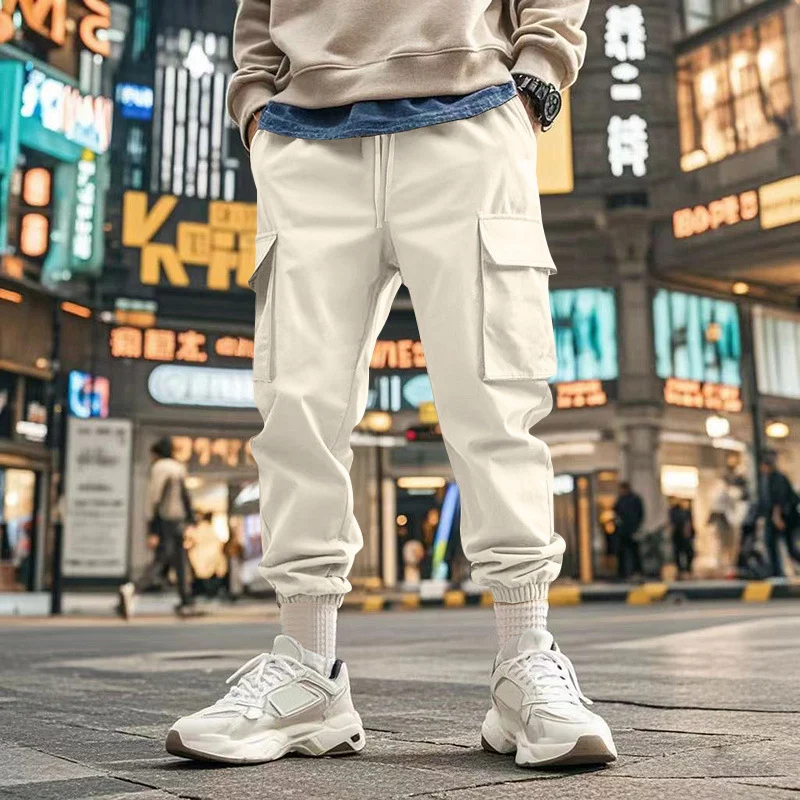 Autumn American Style Outdoor Multi-pocket Men's Loose Casual Sports Jogger Cargo Pants — image 4