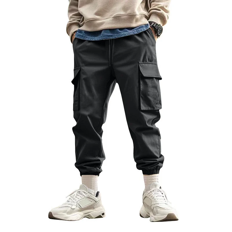 Autumn American Style Outdoor Multi-pocket Men's Loose Casual Sports Jogger Cargo Pants — image 2