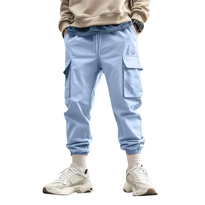 Autumn American Style Outdoor Multi-pocket Men's Loose Casual Sports Jogger Cargo Pants — image 7