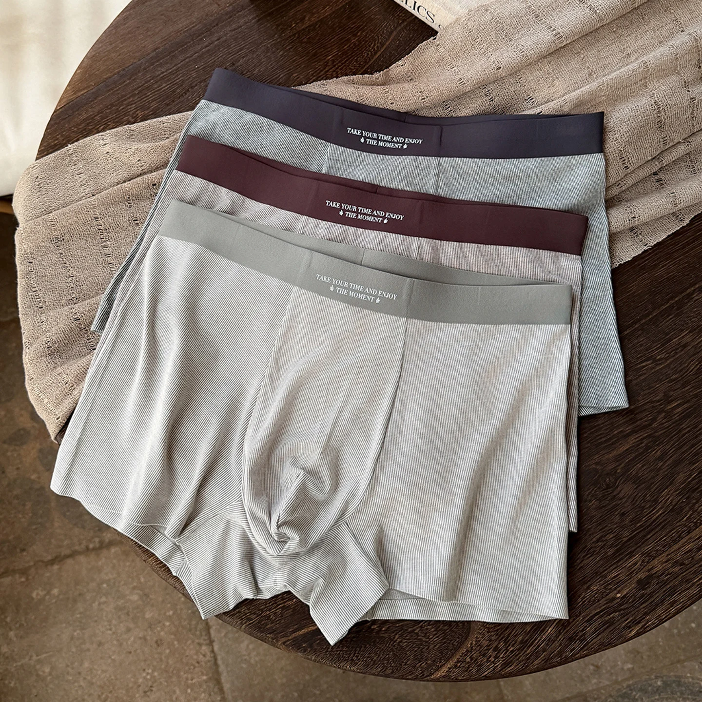 Autumn And Winter Fine Warm Velvet Brushed Underwear For Men — image 5