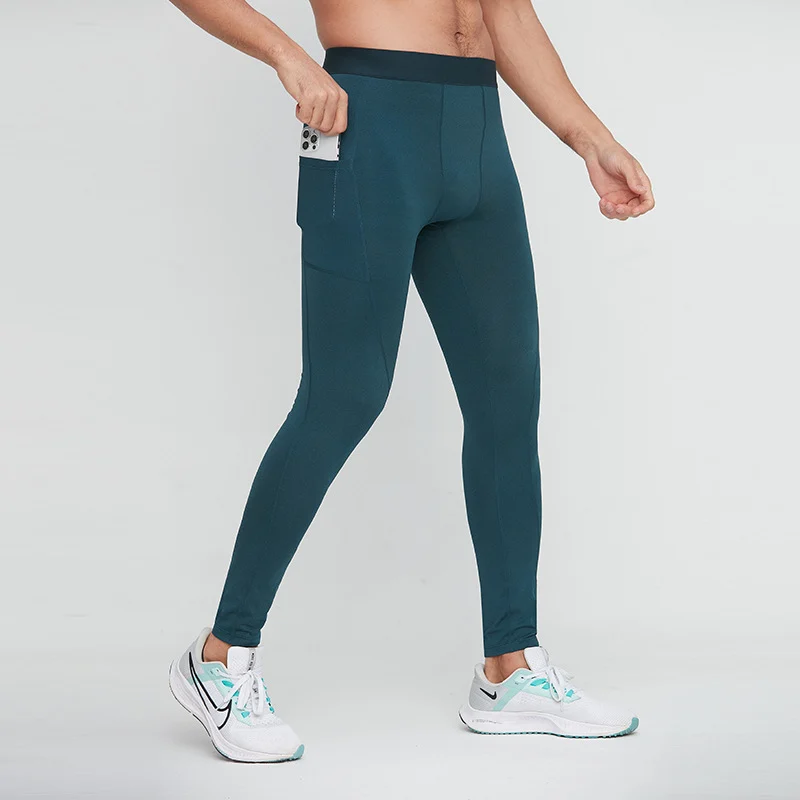 Autumn And Winter Men's Sports Leggings, High Elasticity Compression Pants, Fitness… — image 3