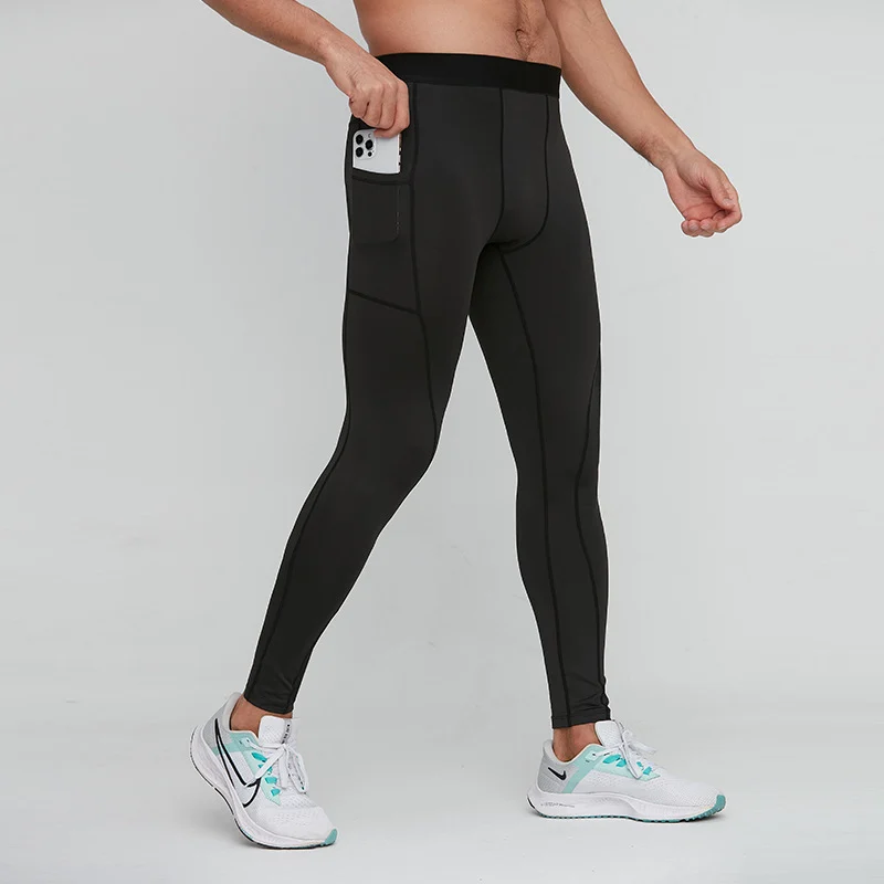 Autumn And Winter Men's Sports Leggings, High Elasticity Compression Pants, Fitness… — image 5