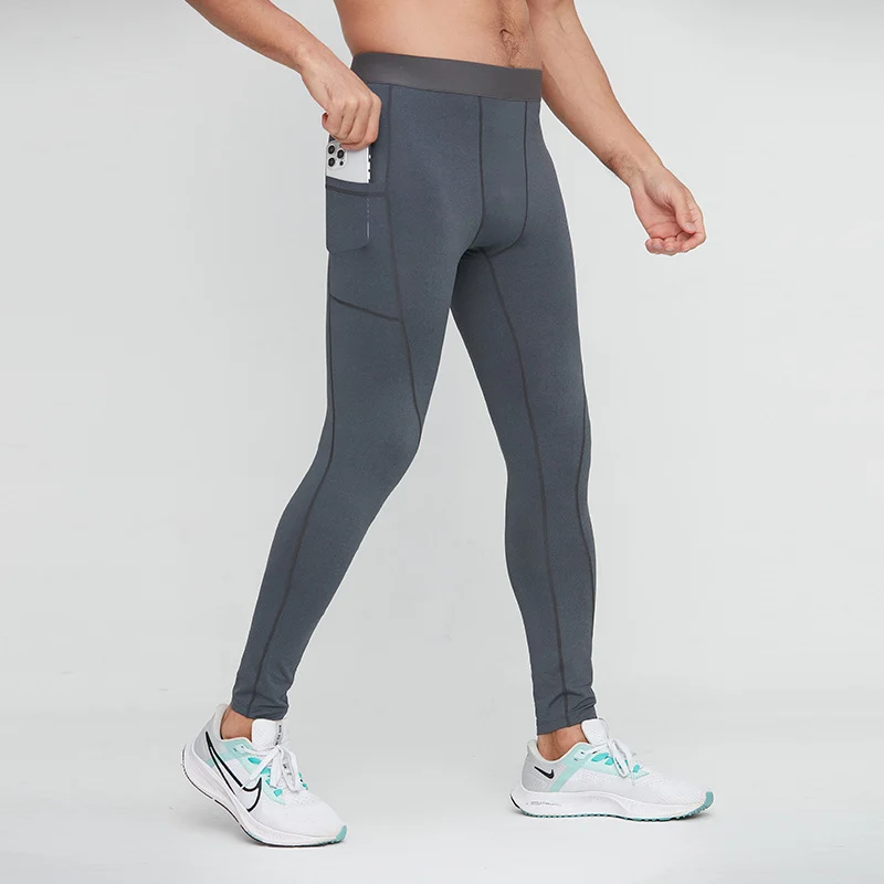 Autumn And Winter Men's Sports Leggings, High Elasticity Compression Pants, Fitness… — image 6