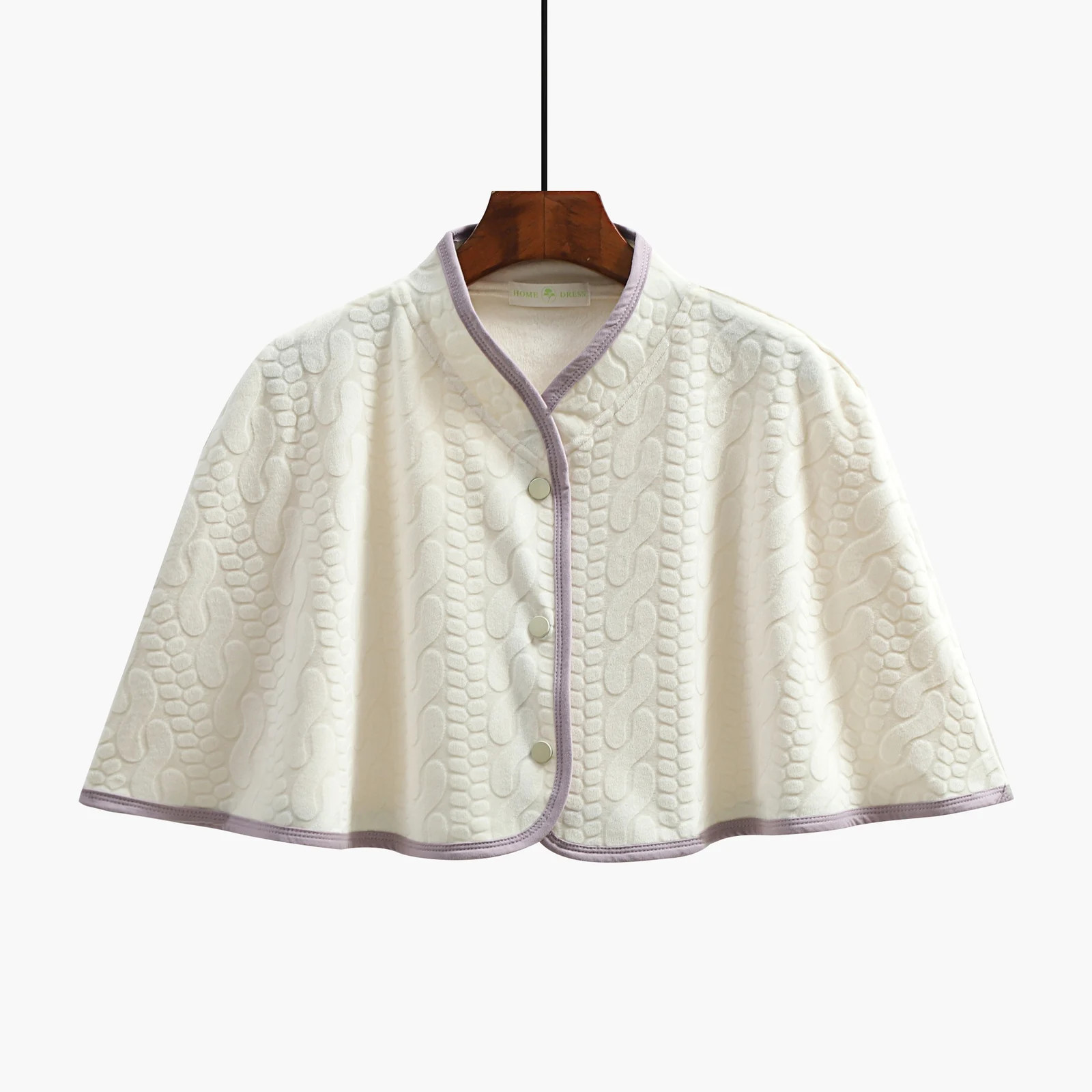 Autumn And Winter New Island Velvet Cape-style Shawl — image 5