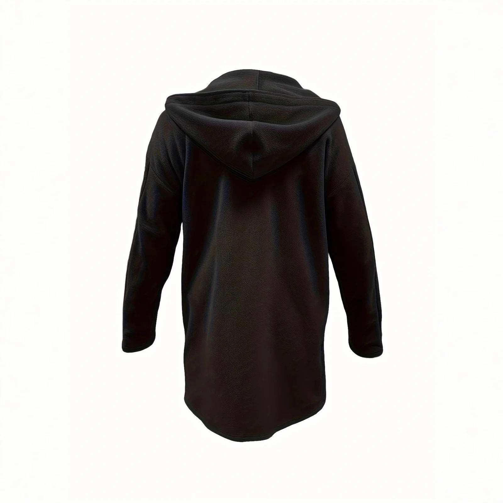 Autumn And Winter Popular Women's Jacket Long-sleeved Long Hooded Woolen Casual Style… — image 3
