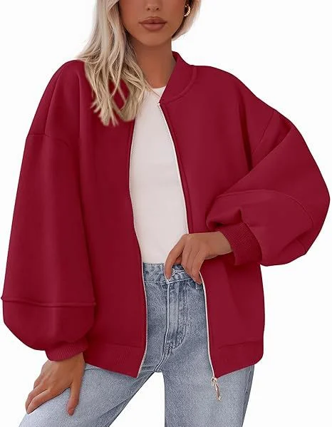 Autumn And Winter Women's Casual Warm Jacket Baseball Collar Long-sleeved Pure Color… — image 7