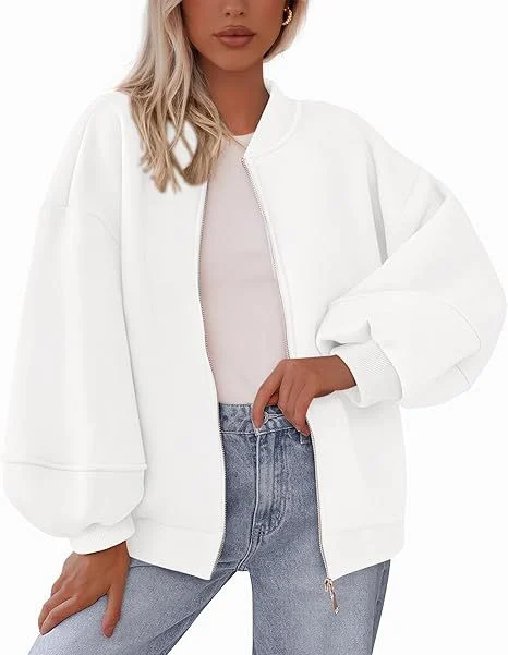 Autumn And Winter Women's Casual Warm Jacket Baseball Collar Long-sleeved Pure Color… — image 6