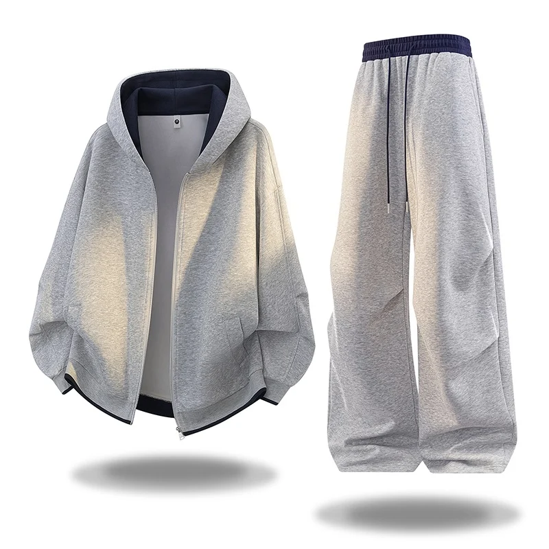 Autumn Hoodie Cardigan Jacket And Pants Set — image 6
