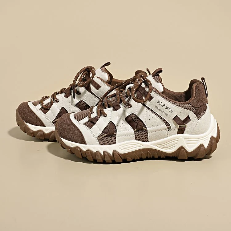Autumn New Women's Gump Sneakers Genuine Leather, Thick Heightboosting Sole,… — image 2