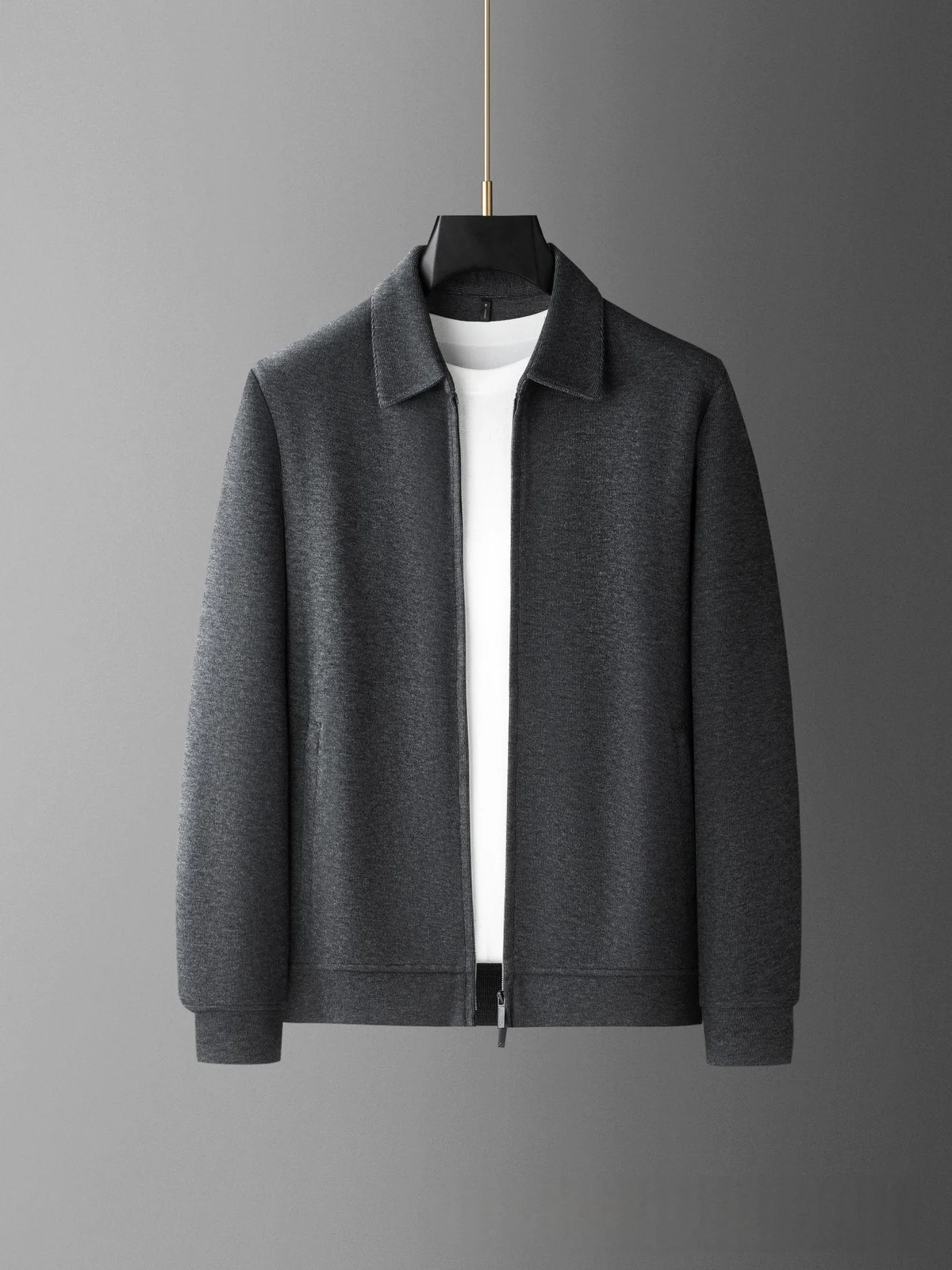 Autumn Sweater Modal Jacket Coat For Men — image 2