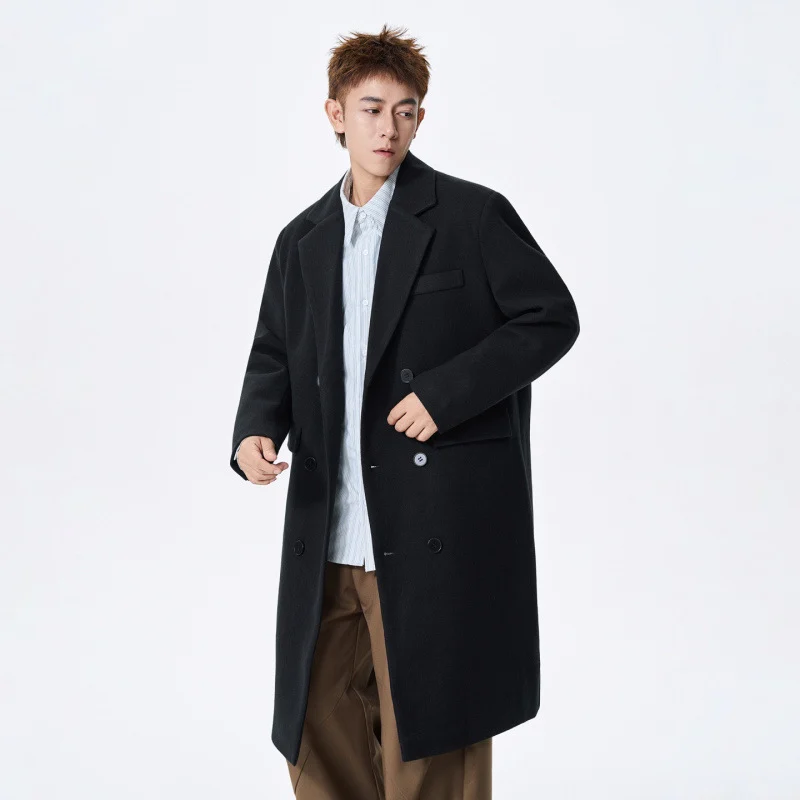 Autumnwinter German-style Wool Coat For Men — image 6